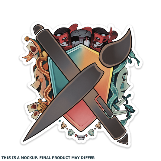 2026 Art Fight Logo Sticker