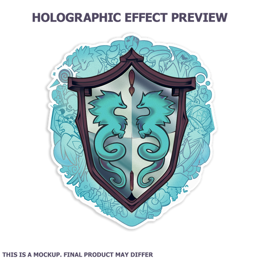 10th Anniversary Holographic Logo Sticker