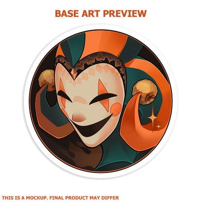 Team Comedy Holographic Sticker