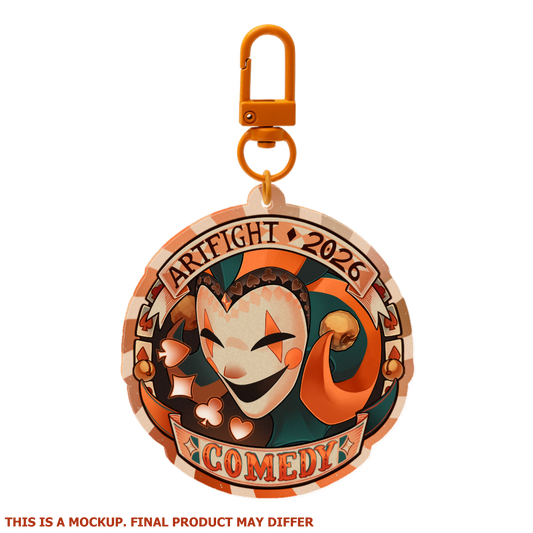 Team Comedy Keychain