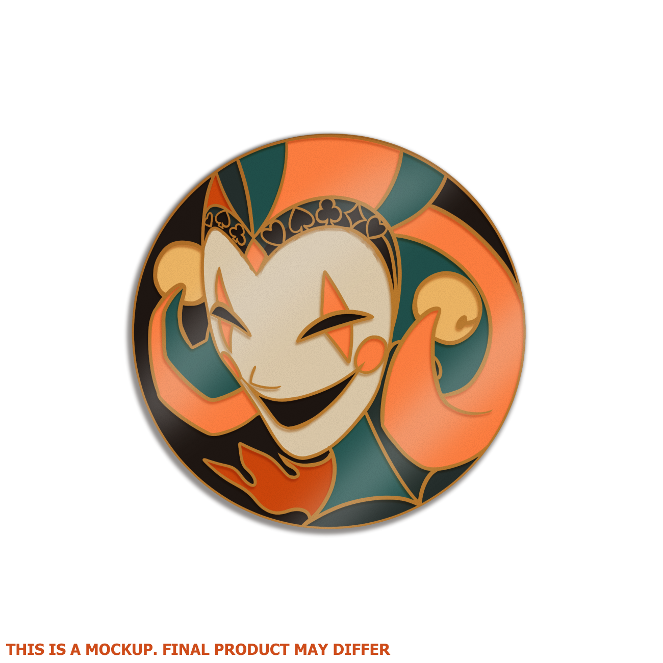 Team Comedy Enamel Pin