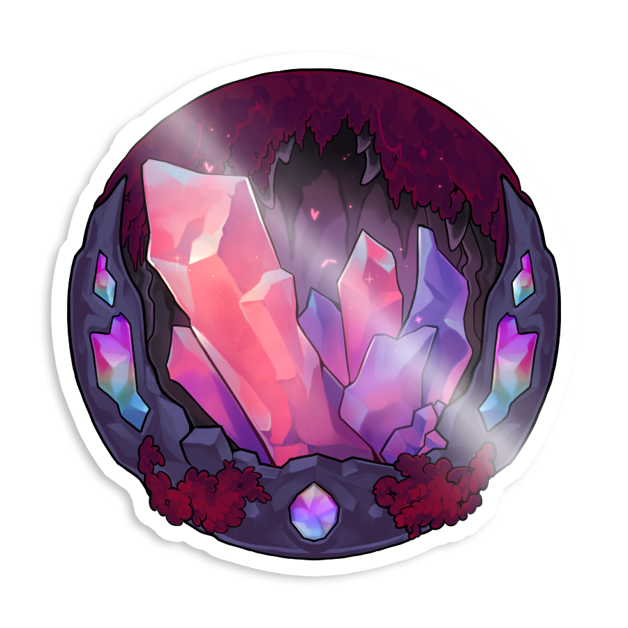 [PRE ORDER] Team Crystals Holographic Sticker