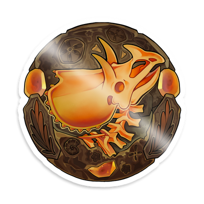 [PRE ORDER] Team Fossils Glow In The Dark Sticker