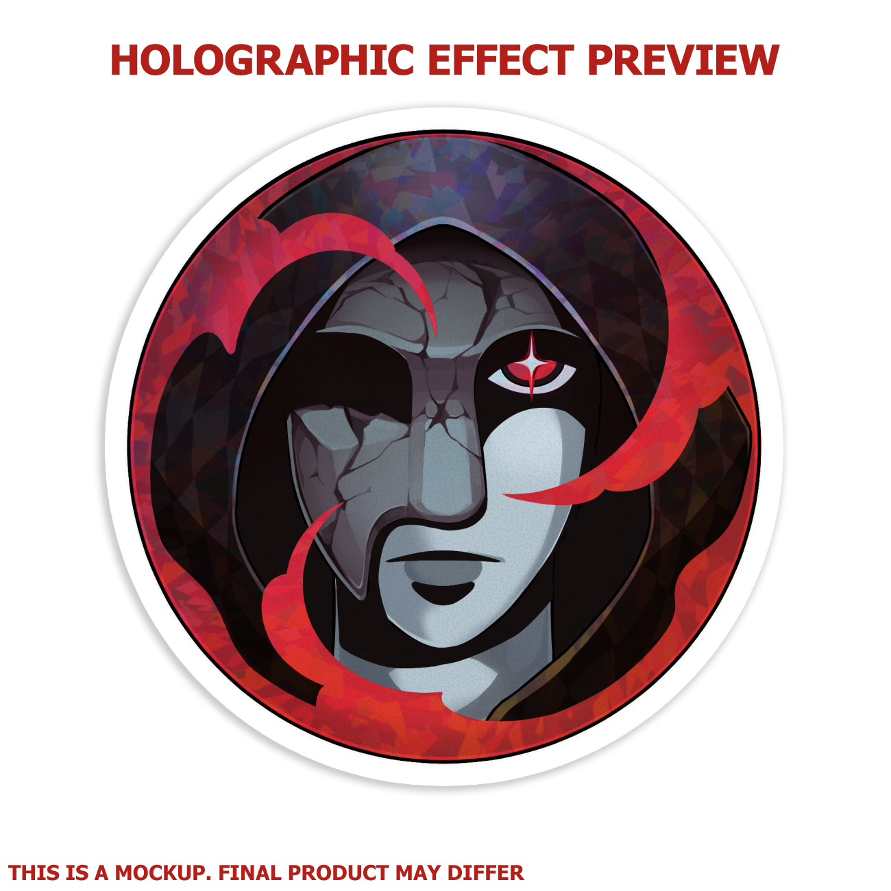 Team Mystery Holographic Sticker