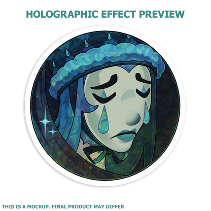 Team Tragedy Holographic Sticker