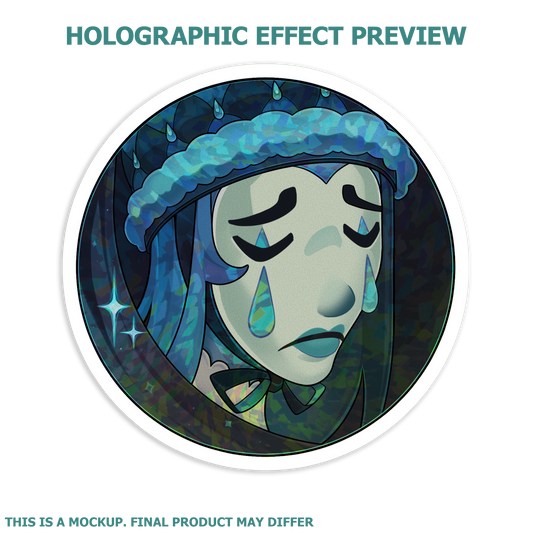 Team Tragedy Holographic Sticker