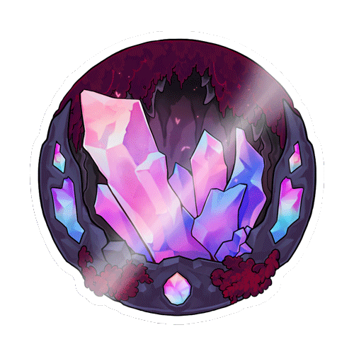 [PRE ORDER] Team Crystals Holographic Sticker