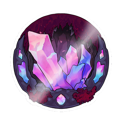 [PRE ORDER] Team Crystals Holographic Sticker